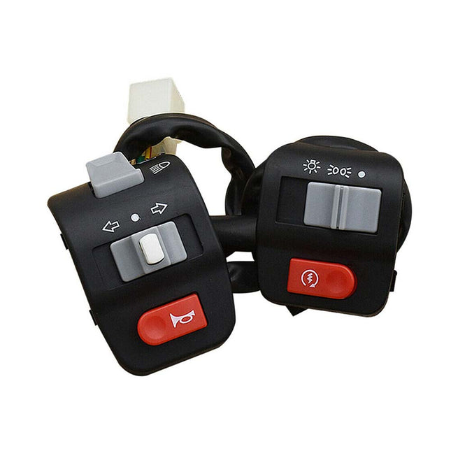 2X Motorcycle Handlebar Horn Turn Signal Light Controller Switch Fit for Yamaha