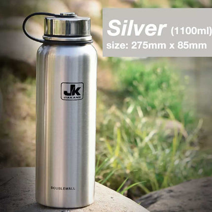 1100mlStainless Steel Water Bottle Double Wall Insulated Drink Flask AU