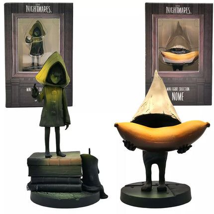 Little Nightmares Game Figure Six Nomes Yellow Raincoat Stand Model Statue Toys