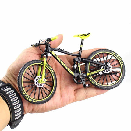 1:10 Mini Mountain Bike Model Diecast Metal Finger Bicycle Racing Toy Collection