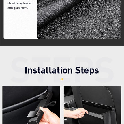 Baseus Car Trash Bag Backseat Dustbin Rubbish Waste Basket Organizer