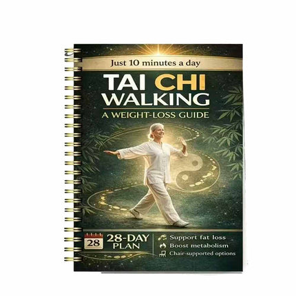 28-Day Low Impact Walking Workout Notebook, Senior Friendly Weight Loss Daily Exercise Program Journal