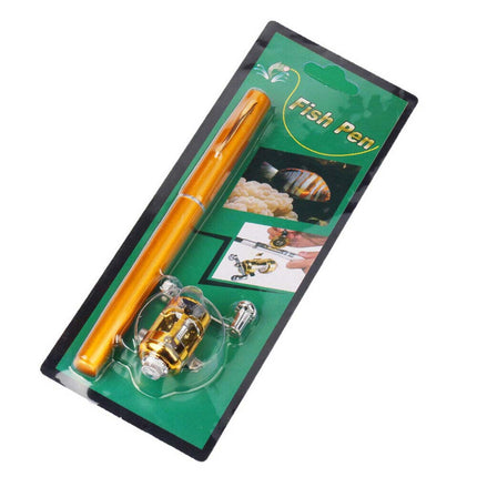 Portable Pocket Size Fishing Rod Telescopic Pen Fishing Pole and Reel Combo