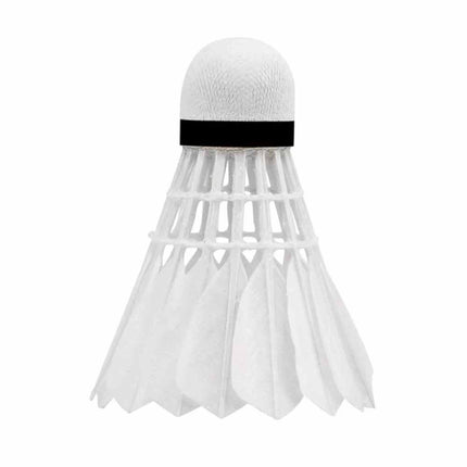 12PCS Goose Feather Shuttlecocks Badminton Outdoor Sport White Shuttlecock