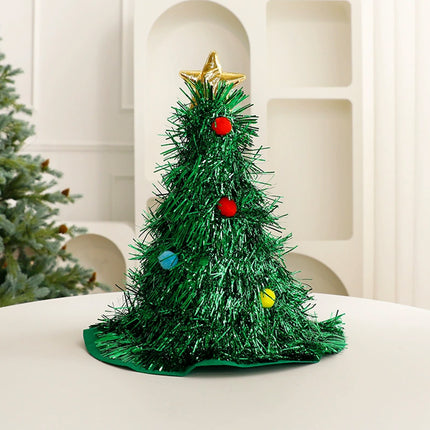Christmas Tree Hat Festive Xmas Headwear for Party Costumes & New Year Decor