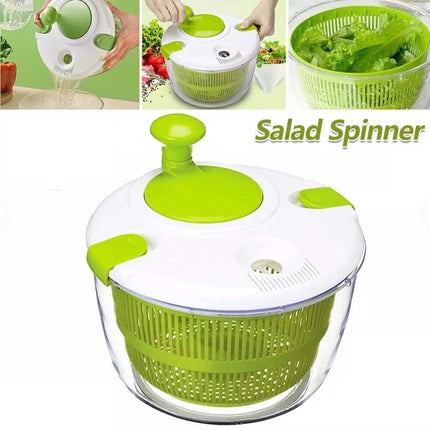 Salad Spinner, Vegetable Lettuce Washer & Dryer with Serving Bowl Container
