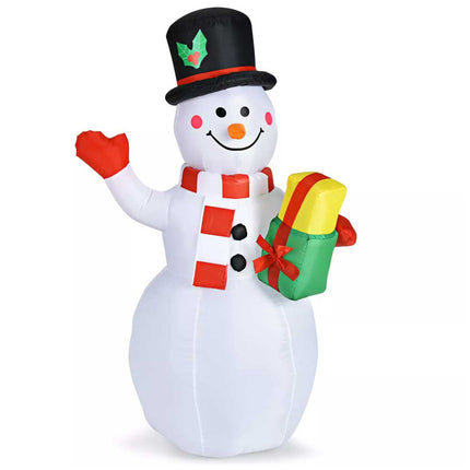 5ft Christmas Inflatable Snowman Decoration Xmas LED Light Up Outdoor Yard