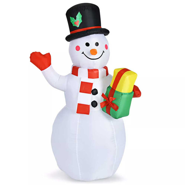 5ft Christmas Inflatable Snowman Decoration Xmas LED Light Up Outdoor Yard