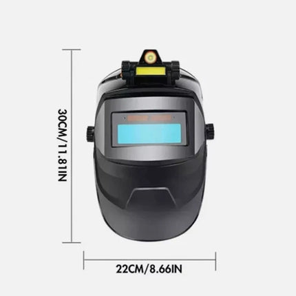 Auto Darkening Welding Mask Helmet – Solar-Powered for ARC, TIG, MIG & Grinding