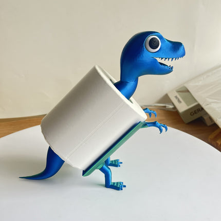 Dinosaur Shape Toilet Paper Holder Cartoon Tissue Storage Rack Paper Towel Stand
