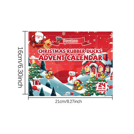 Rubber Duck 2025 Christmas Advent Calendar - 24 Days Countdown Calendar, Ideal Xmas Gift for All Ages