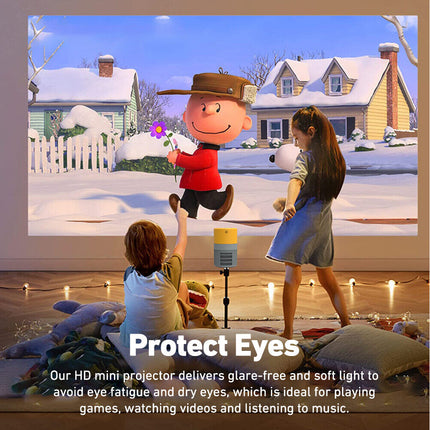 Portable HD 1080P Mini Pocket LCD Movie Projector Home Cinema HDMI USB Gift