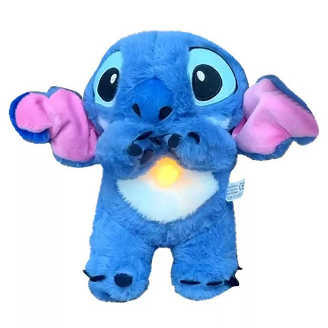 Stitch Breathing Musical Soothing Doll Sleep Toys Anxiety Relief Plush Toy Gift