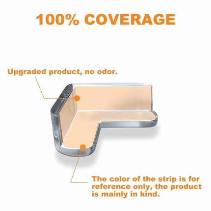 20Pcs Clear Furniture Corner Protectors Rubber Table Edge Cushion Baby Safety Guard