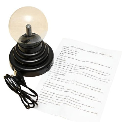 Magic Plasma Ball Touch USB Lamp Electric Globe Night Light Glass Lighting 14cm