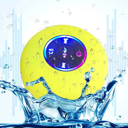 Waterproof Portable LED Wireless Bluetooth Speaker for Shower Bathroom Subwoofer