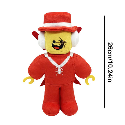 Red with Sword Plush Toy – Soft & Funny Cartoon Doll, Cute Collectible Plush Figure