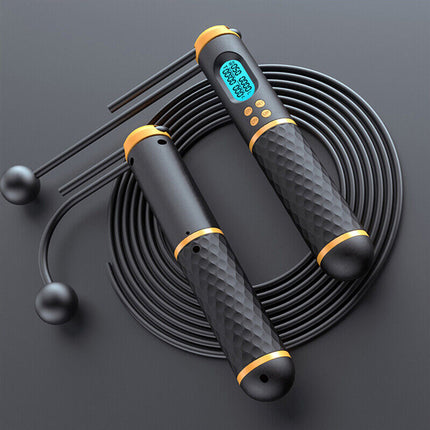 Jump Rope Speed Digital Wireless Cordless Skipping Fitness With Calorie Counter