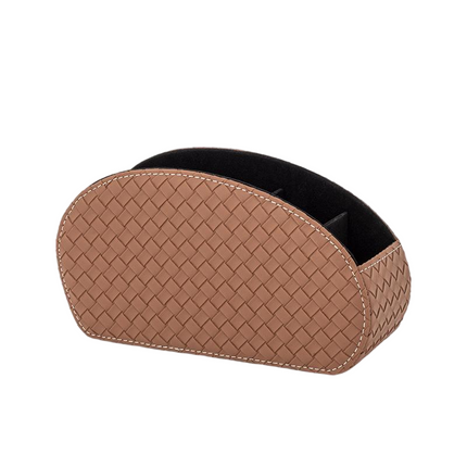 Storage Box PU Leather Phone And TV Remote Control Desk Organizer Holder Home