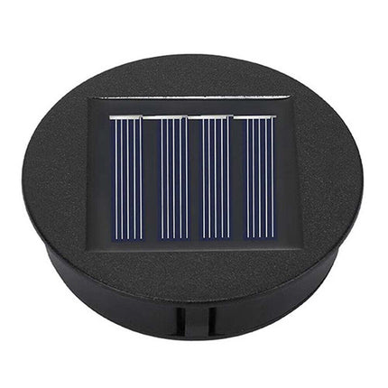 1-4pcs Solar Lights Replacement Top with LED Bulbs Solar Panel Lantern Lid Tops