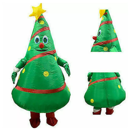 Christmas Tree Inflatable Unisex Costume Adult Funny Blow Up Fancy Dress