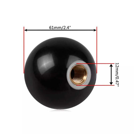 Car Manual 8 pool Ball Gear Knob Shift Stick Universal With Brass Inserts
