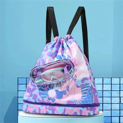 Dry-Wet Separation Kids' Swim Bag – Waterproof Storage & Washing Pouch