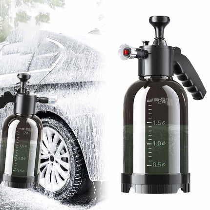 2L Car Wash Foam Sprayer Hand Held Pump Wash Spray Bottle Snow Foam Detailing