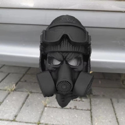 3D Printed Tow Bar Ball Cover Steel Helmet Trailer Hook Ball Cover
