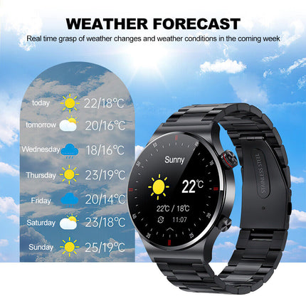 2023 Bluetooth Call Smart Watch Men Full Touch Screen Sports Watch fitbit