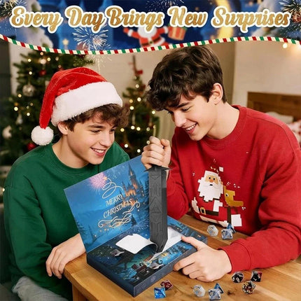 24-Day DND Dice Box Mystery Countdown Calendar – 2025 Christmas Advent Calendar 2D