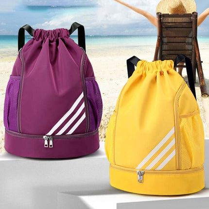 Basketball Backpack Drawstring Sports Bag Men Women Yoga Fitness Gym Bag