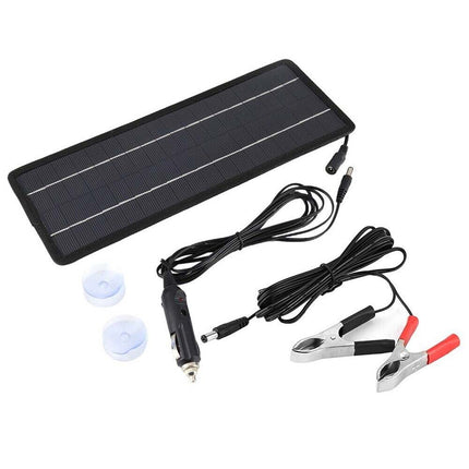 5W 12V Portable Solar Panel Trickle Charger Car Battery Maintainer for Boat RV