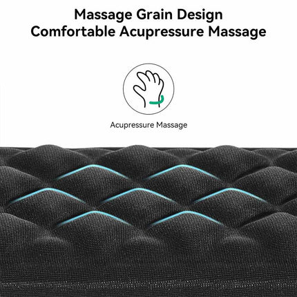 Ergonomic Memory Foam Gaming Mouse Pad with Honeycomb Massage Wrist Rest, Non-Slip PU Base Mouse Mat Multi Colors Optional