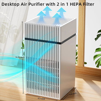 Medical Grade HEPA Air Purifier Large Room Coverage Eliminates Smoke, Odors, and Pet Allergens