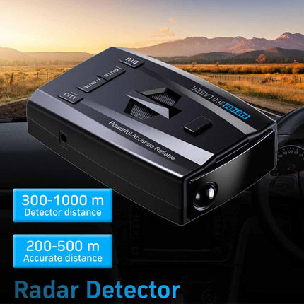 360°Full Band Laser Car Radar Speed Detector Camera Voice Alert Velocimetry