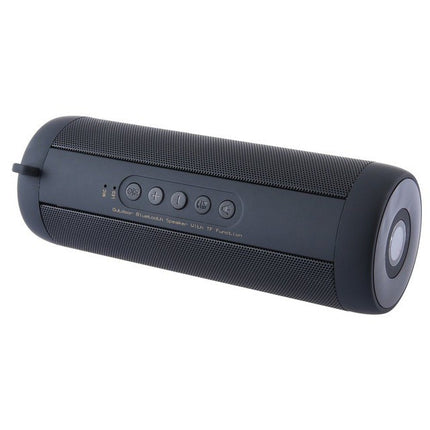 Waterproof Bluetooth Portable Speaker with Subwoofer, TF Card, Flashlight & Radio