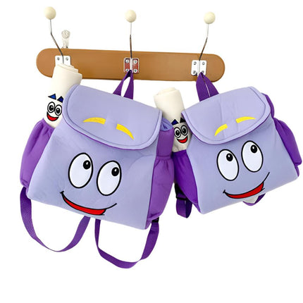 Dora Explorer Backpack Rescue Bag with Map Toys Purple Kids Girl Boys Gift