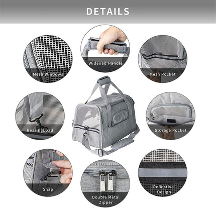 High Quality Pet Dog Cat Puppy Portable Foldable Carrier Shoulder Travel Bag