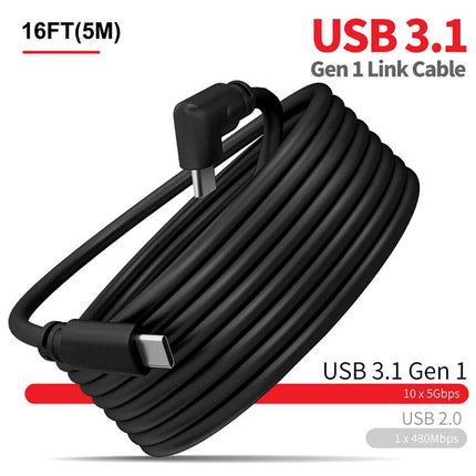 For Oculus Quest/Quest 2 VR Headset Link Cable USB-C USB 3.0 5Gbps Charging Cord