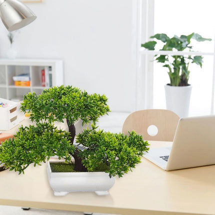 Bonsai Simulation Artificial Plants Fake Pine Tree Home Decor Flowers In Pots