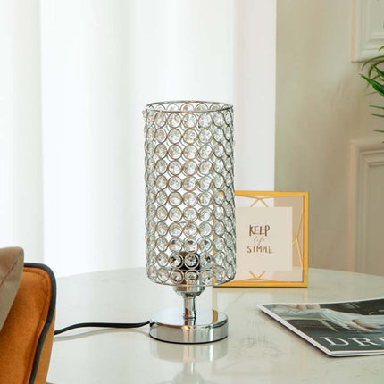 Crystal Bedroom Nightstand Light Bedside Table Lamp Home Decor Desktop Lamp