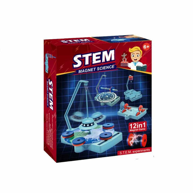 12 in 1 Magnet Science Kit, Experiment Fun Game Educational STEM kit for Kids