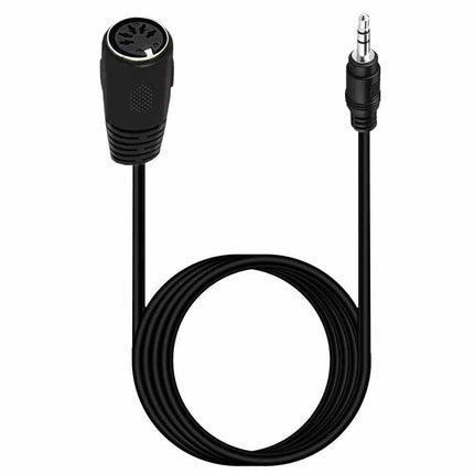 Type A TRS 3.5mm Mini Jack Male to 5 Pin DIN MIDI Female Adapter Cable, 0.5M | Compatible with Roland Korg Synthesizer