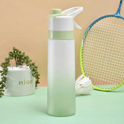 700ml Sport Matte Color Spray Mist Water Bottle Cool Down Drinking Kettle Water Cup