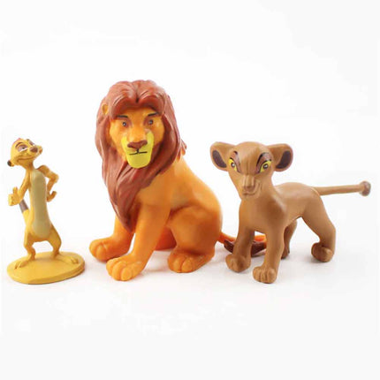 12Pcs Lion King Simba Nala Timon Pumbaa PVC Action Figures Model Cake Topper