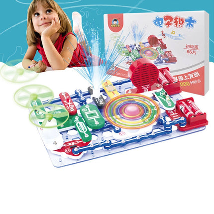 Educational Snap Circuits Electronics Discovery Blocks Kit Science Toy Kids DIY