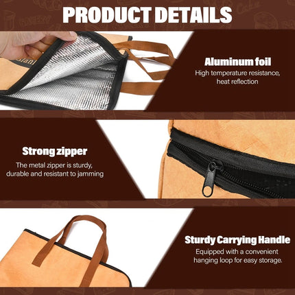 Insulated, Waterproof & Reusable Thermal BBQ Blanket for Resting Cooked Meats