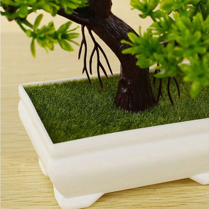 Bonsai Simulation Artificial Plants Fake Pine Tree Home Decor Flowers In Pots