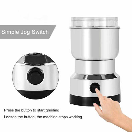 Electric Coffee Grinder Bean Nut Spice Milling Grinding Machine Blender AU Plug